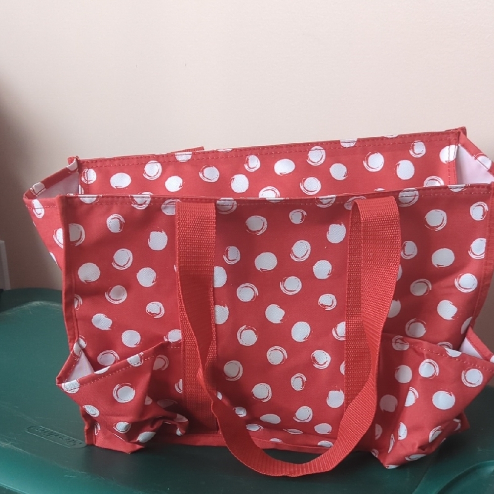 Thirty-One Zip-Top Organizing Utility Tote - Picture 2 of 7